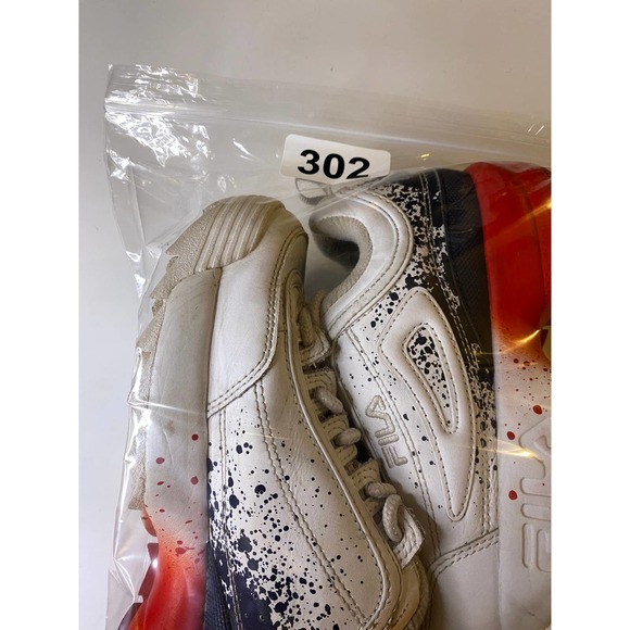 Fila Disrupter 2 Chunky Sneakers Red Blue Womens Size 4 - Picture 9 of 9